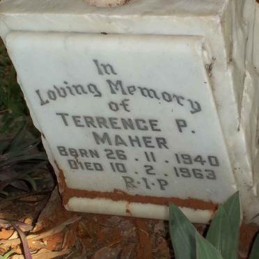 MAHER Terrence P. 1940-1963