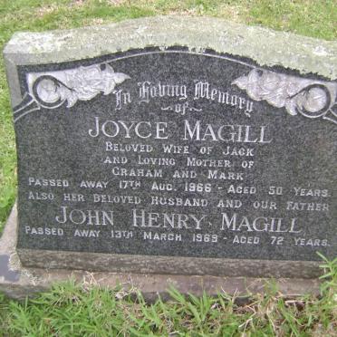 MAGILL John Henry -1969 &amp; Joyce -1966