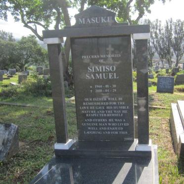 MASUKU Simiso Samuel 1960-2010