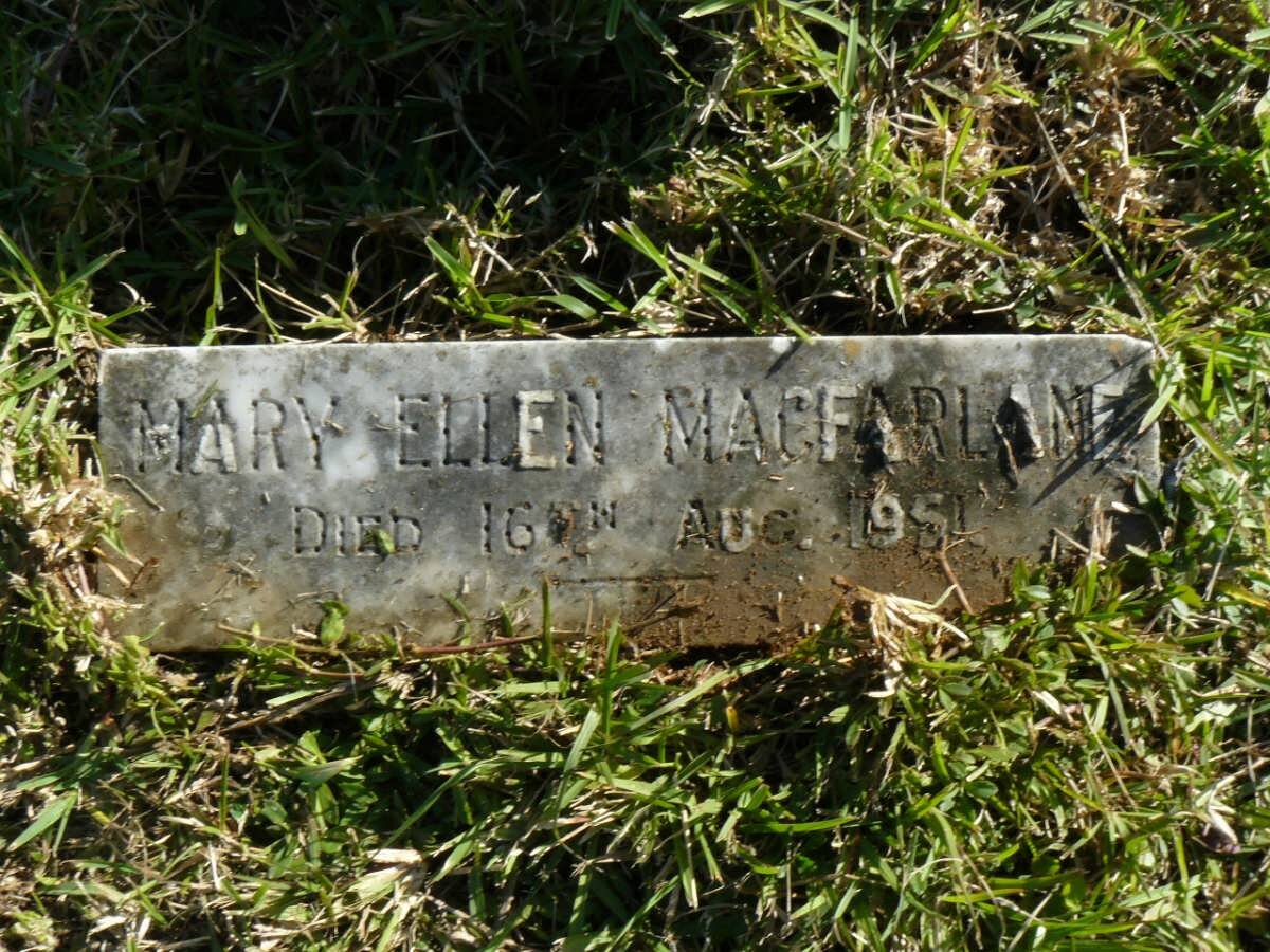 MACFARLANE Mary Ellen -1951