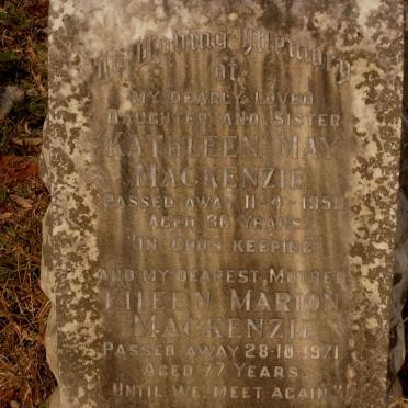 MACKENZIE Eileen Marion -1971 :: MACKENZIE Kathleen May -1959