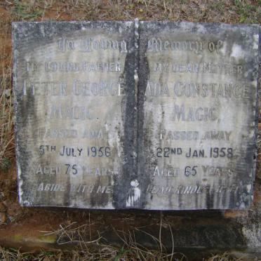 MAGIC Peter George -1956 &amp; Ada Constance -1958
