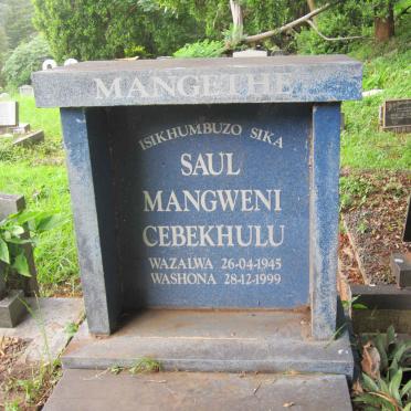 MANGETHE Saul Mangweni Cebekhulu 1945-1999