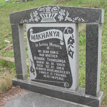MAKHANYA Derrick Thamsanqa 1959-1994