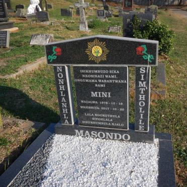 MASONDO Nonhlanhla Simtholile Mini 1978-2017