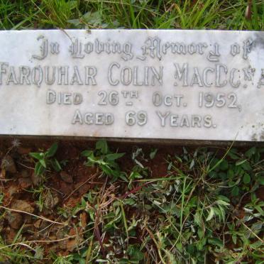 MACDONALD Farquhar Colin -1952