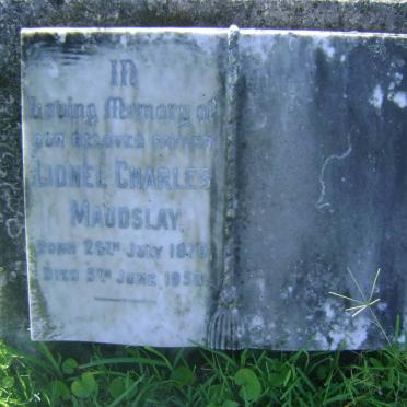 MAUDSLAY Lionel Charles 1870-1950