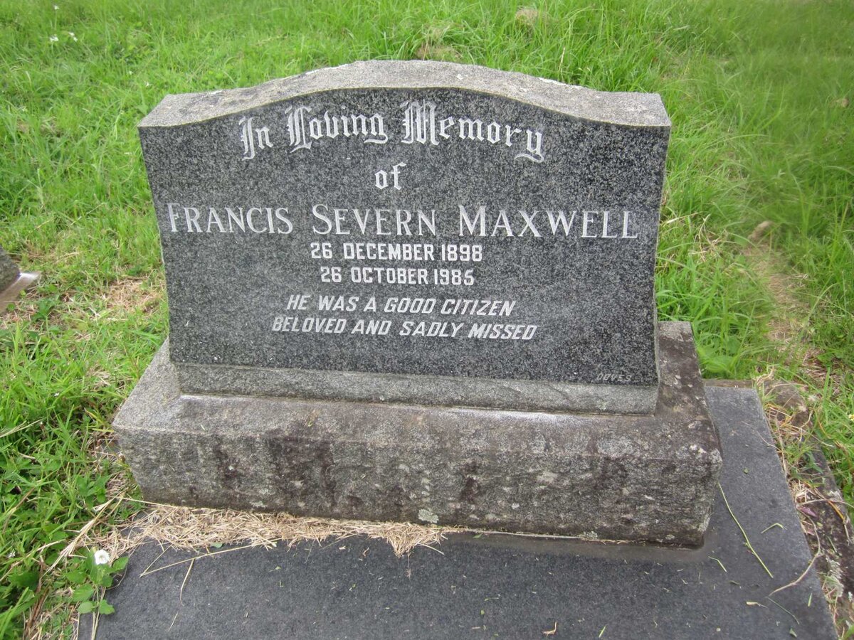 MAXWELL Francis Severn 1898-1985
