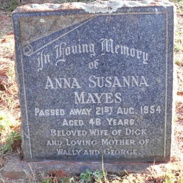 MAYES Anna Susanna -1954
