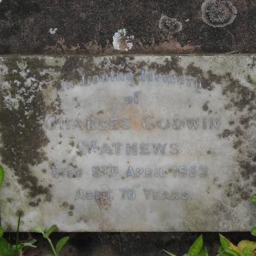 MATHEWS Charles Godwin -1953