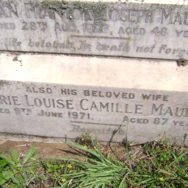 MAULGUE Jean Francis Joseph -1926 &amp; Marie Louise Camille -1971 