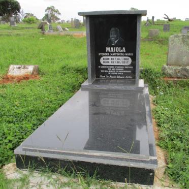 MAJOLA Ntobeko Moses 1982-2017