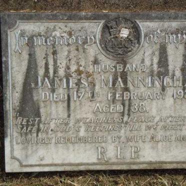 MANNINGHAM James -1938