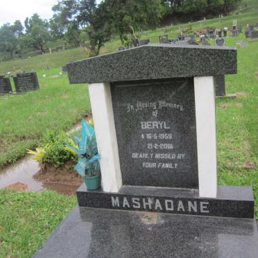 MASHADANE Beryl 1959-2001