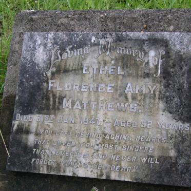 MATTHEWS Ethel Florence Amy -1947