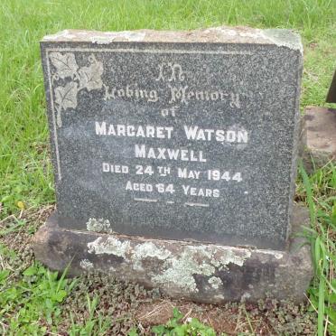 MAXWELL Margaret Watson -1944