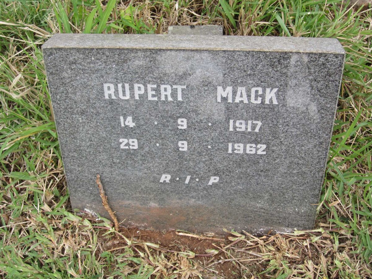 MACK Rupert 1917-1962