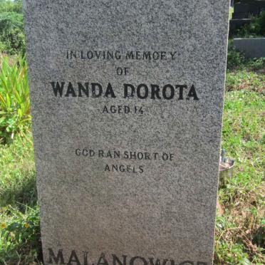MALANOWICZ Wanda Dorota -1974