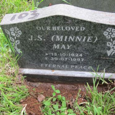 MAY Jacomina Susanna 1924-1997