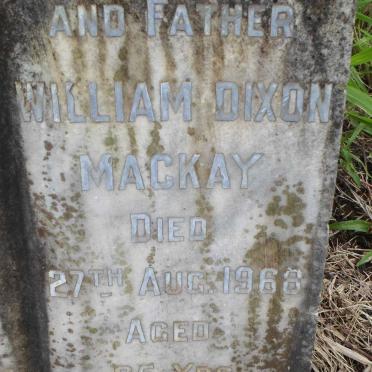 MACKAY William Dixon -1968 :: MACKAY Ann -1943