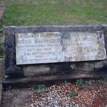 MacGREGOR Jessie 1848-1941 :: MACINTYRE Isabella 1871-1954