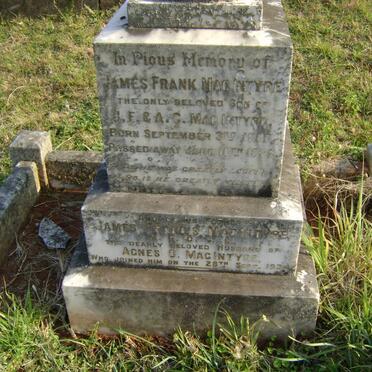 Mac INTYRE James Francis -1934 :: Mac INTYRE James Frank 1903-1926