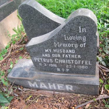 MAHER Petrus Christoffel 1916-1980