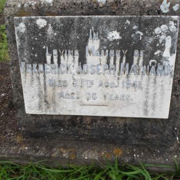 MAYNARD Frederick Joseph -1941