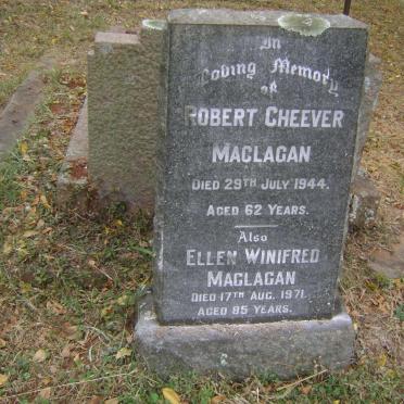 MACLAGAN Robert Cheever -1944 &amp; Ellen Winifred -1971