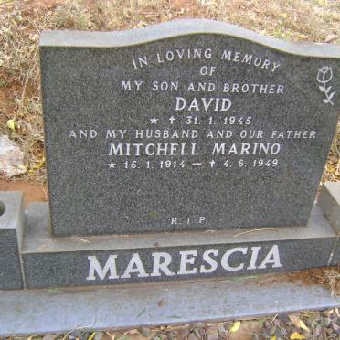 MARESCIA Mitchell Marino 1914-1949 :: MARESCIA David -1945