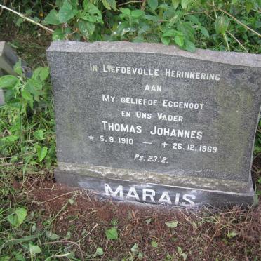 MARAIS Thomas Johannes 1910-1969