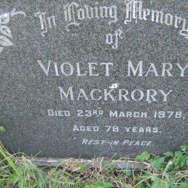 MACKRORY Violet Mary -1978