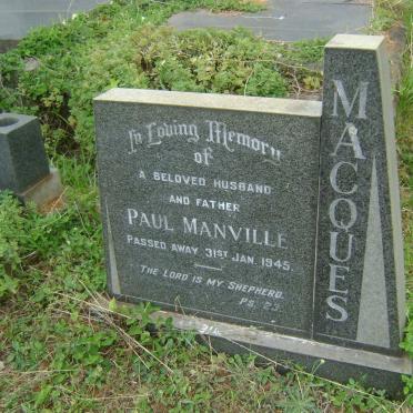 MACQUES Paul Manville -1945