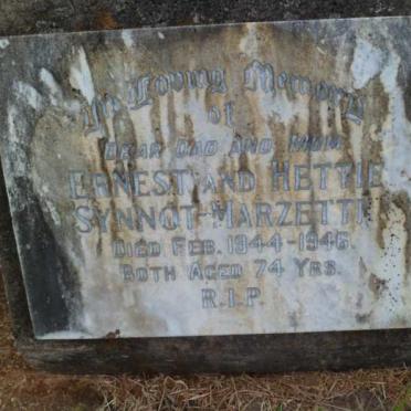 MARZETTI Ernest, SYNNOT -1944 &amp; Hettie -1946