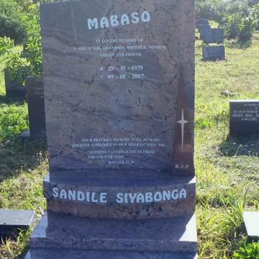 MABASO Sandile Siyabonga 1979-2007 