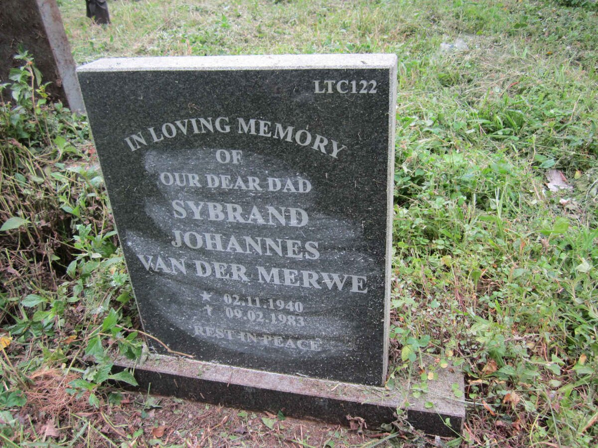 MERWE Sybrand Johanes, van der 1940-1983