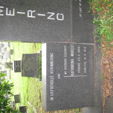 MEIRING Katharina Margot 1908-1978