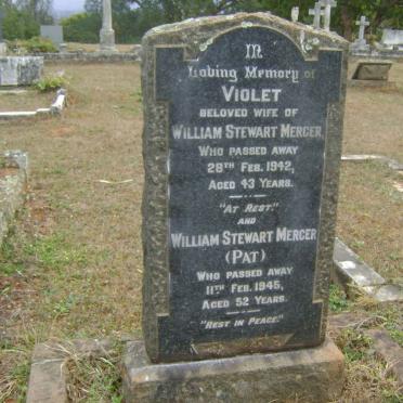 MERCER William Stewart -1945 &amp; Violet -1942