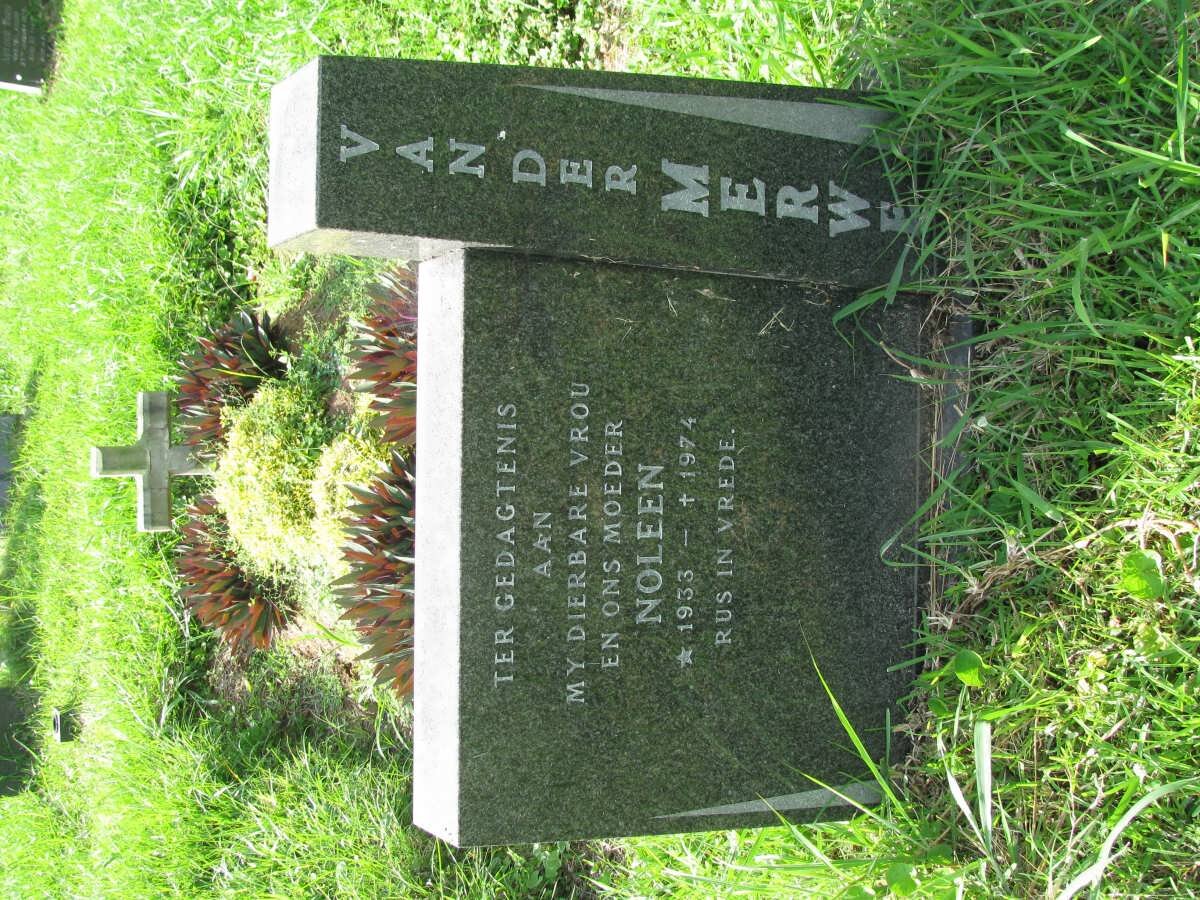 MERWE Noleen, van der 1933-1974