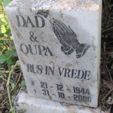 MERWE Oupa, van der 1944-2006