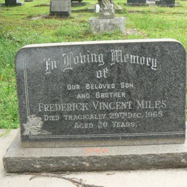 MILES Frederick Vincent -1965