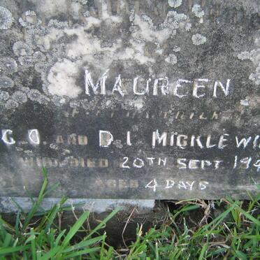 MICKLEWOOD Ernest Philip -1938 &amp; Ada Hamilton -1929