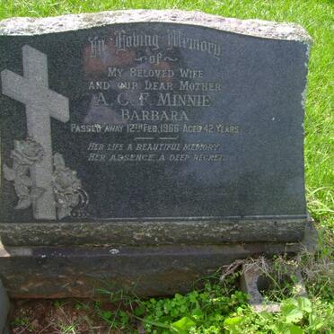 MINNIE Anna Cathrina Frederika -1966 :: IMPSON Anne Lena -1994