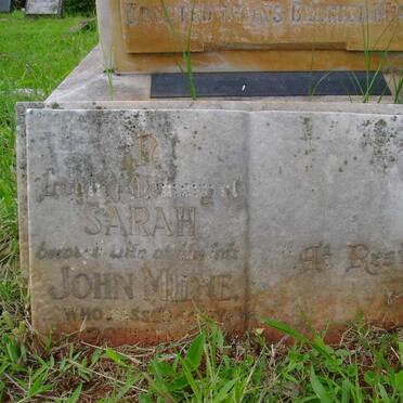 MILNE John 1864-1921 &amp; Sarah -1929