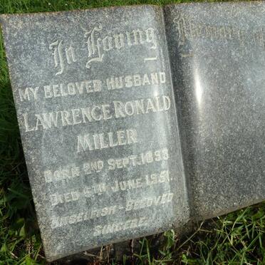 MILLER Lawrence Ronald 1893-1951