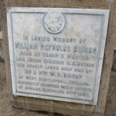 BISHOP William Reynolds -1952