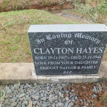 HAYES Clayton 1907-1944