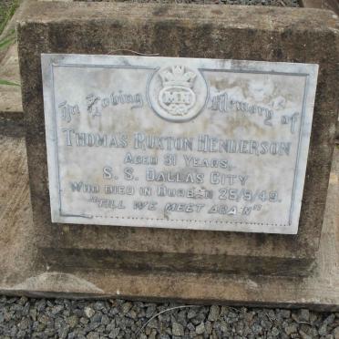 HENDERSON Thomas Ruxton -1949