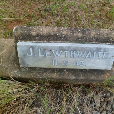 LEWTHWAITE J. -1943