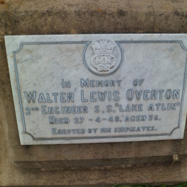 OVERTON Walter Lewis -1948